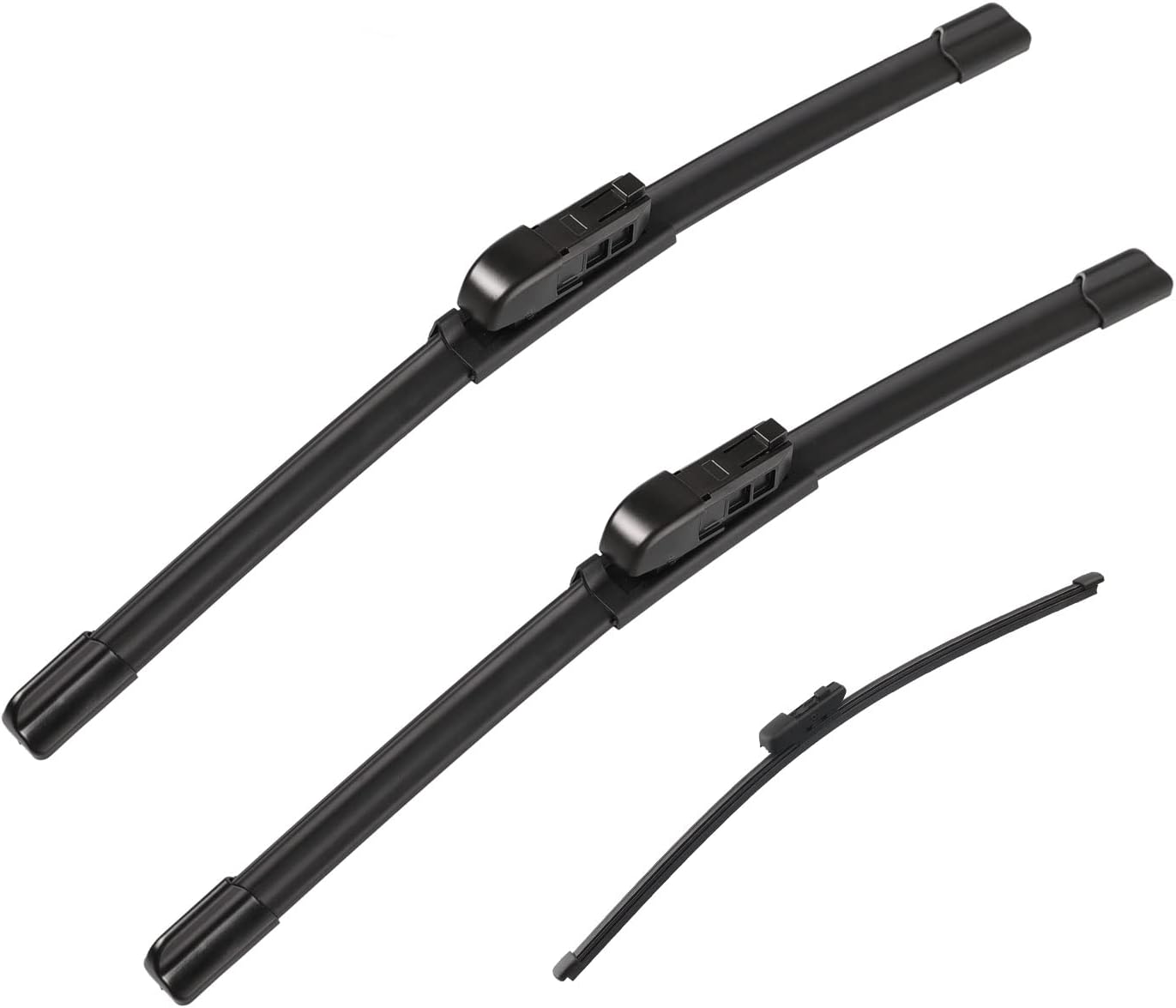 HRSNO® 26"+18" Windshield Wipers With 11" Rear Wiper Blade Sets Automotive Replacement for 2015-2022 Volkswagen Golf R/2015-2021 Volkswagen Golf Wiper Blades For My Car (Pack of 3) 26"+18"+11"