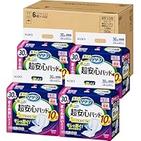 リリーフ テープ式おむつ用パッド 超安心10回分 30枚　４パックまとめて Amazon.co.jp: リリーフ 【Amazon.co.jp限定】 テープ式おむつ用
