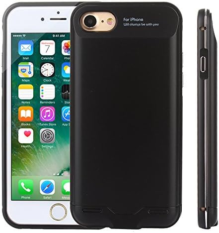 CXCase iPhone 7/6S/6/8 Battery Case, 3000mAh Ultra Slim Extended Battery Backup Charging Case Charger Pack Power Bank for iPhone 7/ iPhone 6S/6/8 4.7 inch - Black