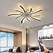 LED Dimmerabile Ventilatore, Ventilatori da soffitto con lampada Dimmerabile Lampada da soffitto con telecomando, 6- Marce, Funzione di memoria, Rotazione Inversa