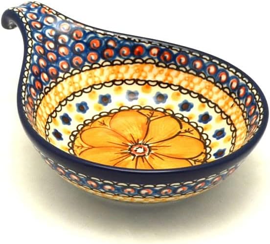 Polish Pottery Spoon/Ladle Rest - Unikat Signature - U408B