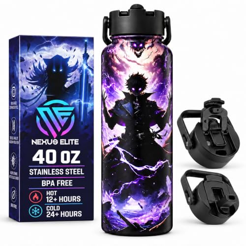 40 oz Anime Insulated Water Bottle