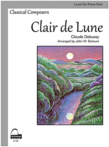 Clair De Lune: Transposed to Key of C Major, Sheet (Schaum Publications Sheet Solo)