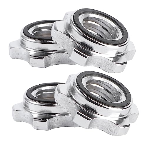 POPETPOP Barbell Nut Set Anti- Collar Screw Nut Collar Dumbbell Buckle Material