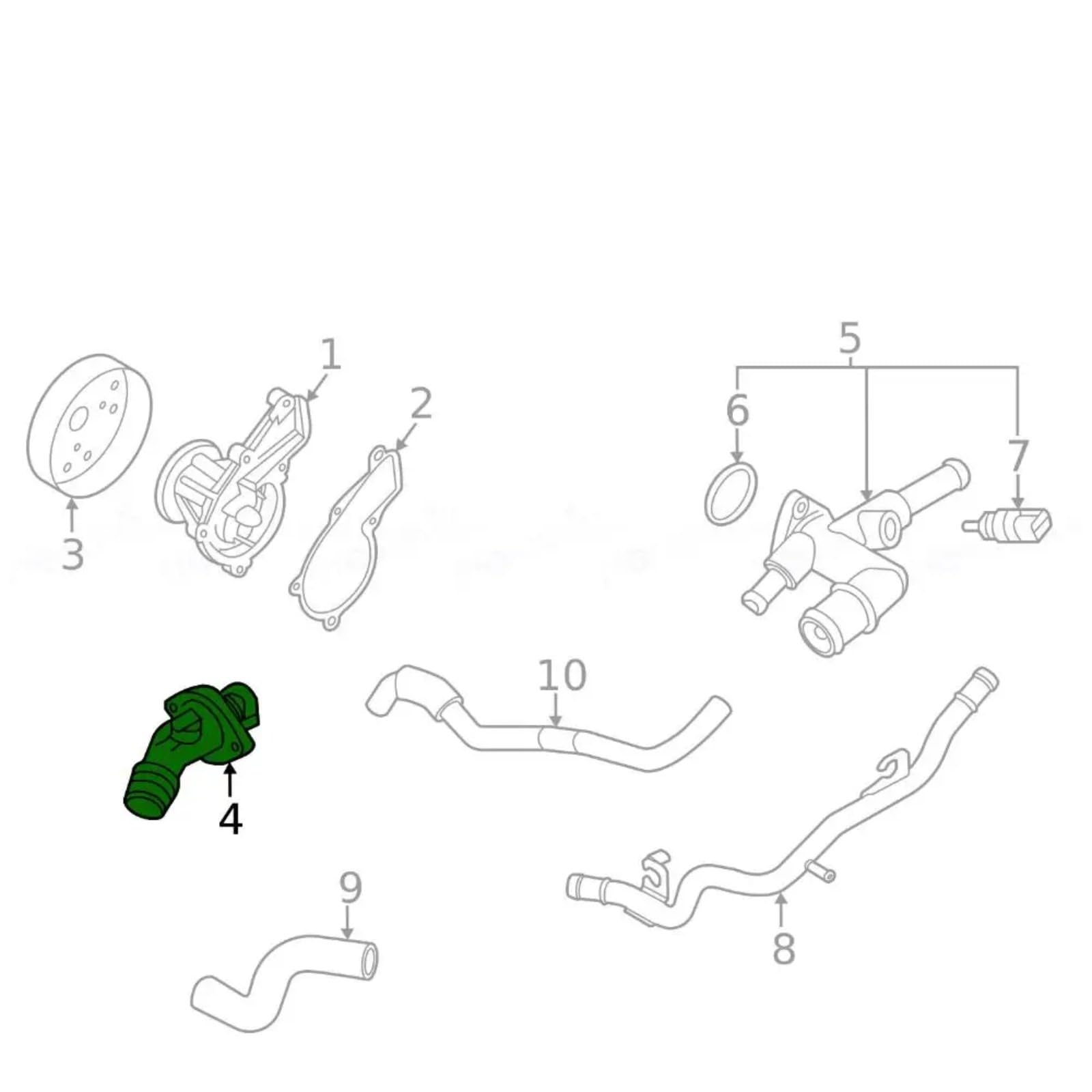 Termostato Liquido Raffreddamento Motore Alluminio Accessori Auto 255002E085 Compatibile Con Kia Per Forte 2018 2019 2020 2021 Per Soul 2019 2020 2021 Refrigerante Termostato auto