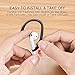 ICARERSPACE Ear Hooks Compatible with Apple AirPods 1, 2, 3, Pro and Pro 2, Anti-Slip Sports EarPds Ear Hooks for AirPods 1, 2, 3 Pro and Pro 2- Black