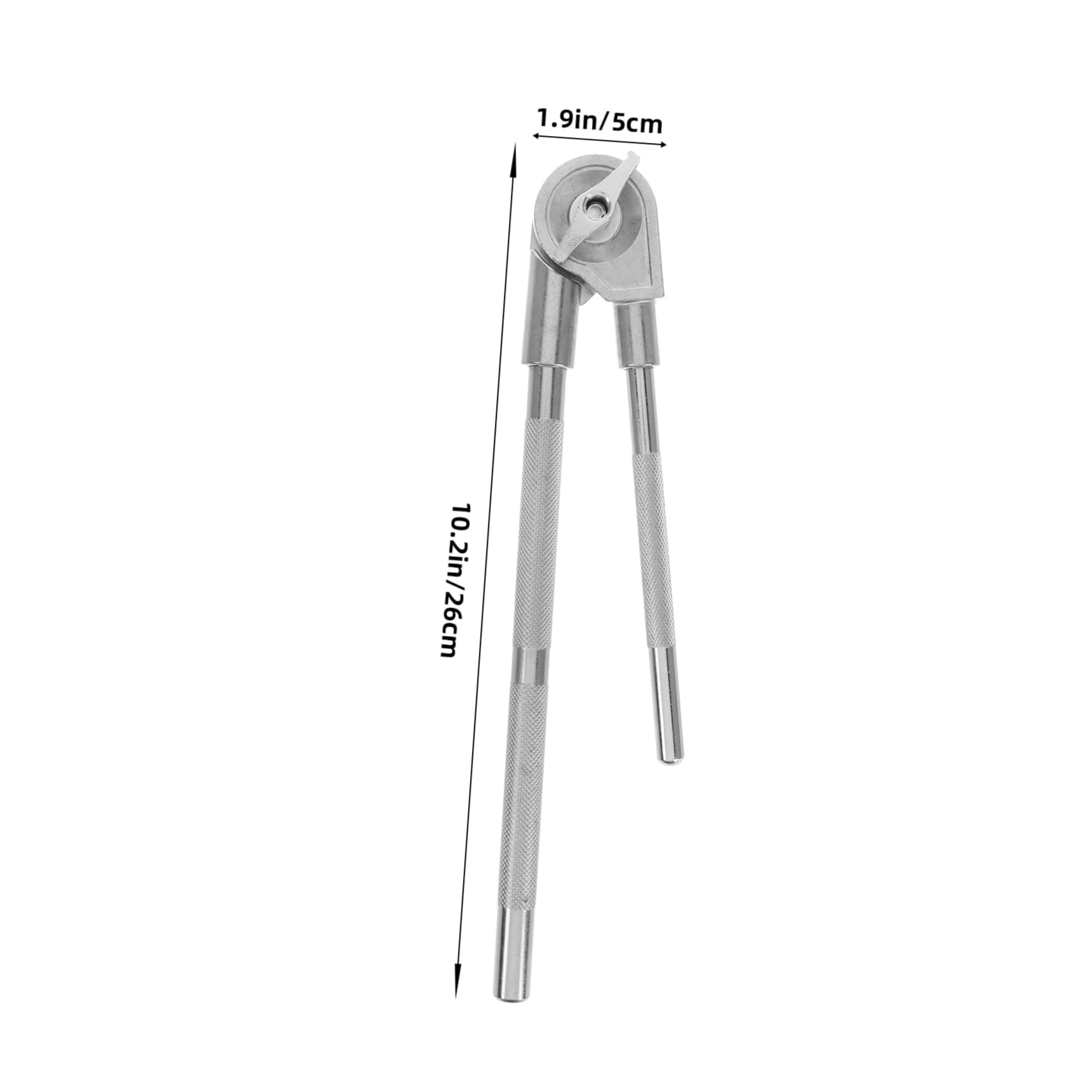 Robuste mit Zuverlässiger Halterung Kuhglockenklemme aus Metall für Schlagzeug Trommelhalterung Vielseitig Einsetzbar Silberfarbene bei Musikaufführungen