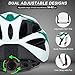 Zacro Adult Bike Helmet Lightweight - Bike Helmet for Men Women Comfort with Pads&Visor, Certified Bicycle Helmet for Adults Youth Mountain Road Biker