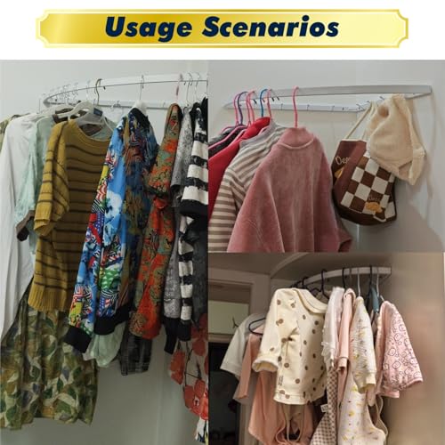 Optimiser un petit angle : Barre de penderie 30x30 cm pour un dressing gain de place - 7