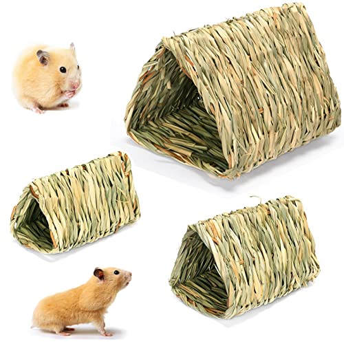 Cama de grama de coelho,Cabanas de animais comestíveis dobráveis ​​ | Suprimentos duráveis ​​para co