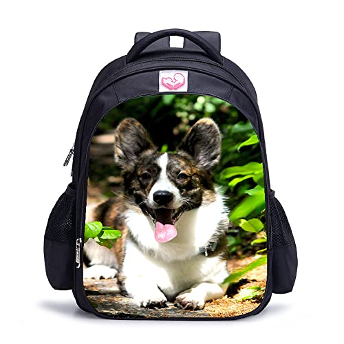 Sac à dos adulte Corgi imprimé pour les cours et les sorties en ville