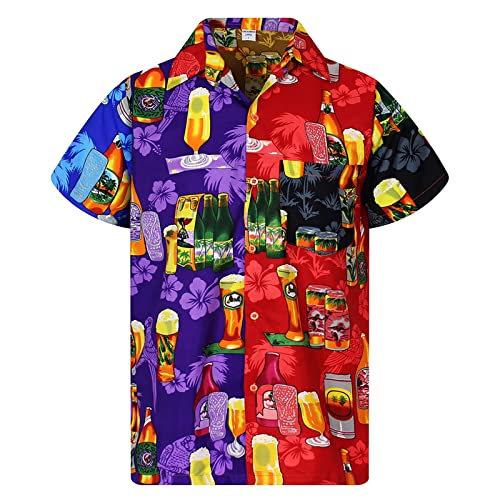 Chemise hawaïenne fleurs homme pour séjours balnéaires et style de plage estival