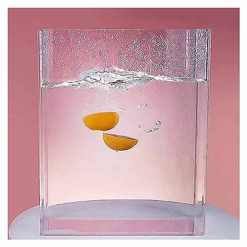 Réservoir d'eau de photographie transparent contre les reflets pour vidéo de su de produit