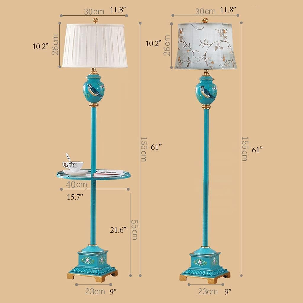 す モダンスタンディングランプ 高さ61インチ 樹脂製フロアランプ 伝統的