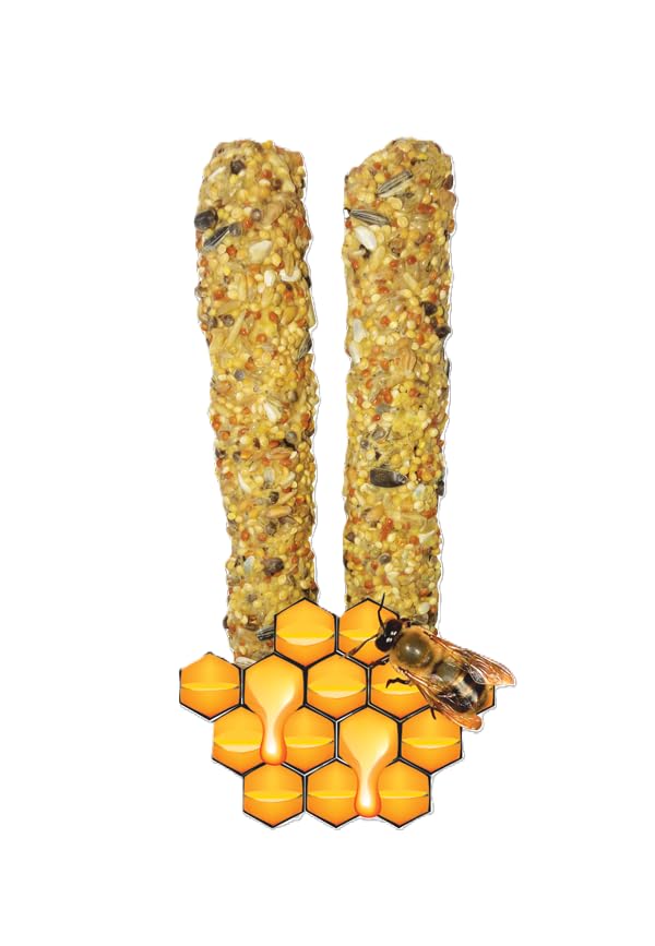 Fiory Sticks Parakeet Treats Honey Flavour 60g High Protein Seed Treats for Parakeets - Image 3