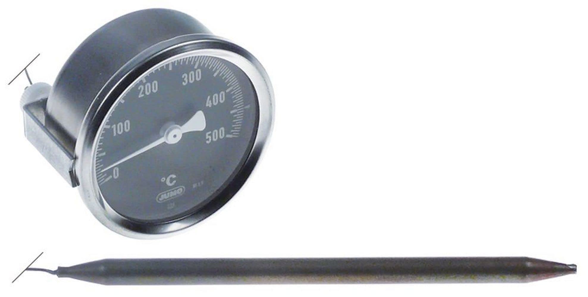 Thermometer Einbau ø 60mm 0 bis +500°C