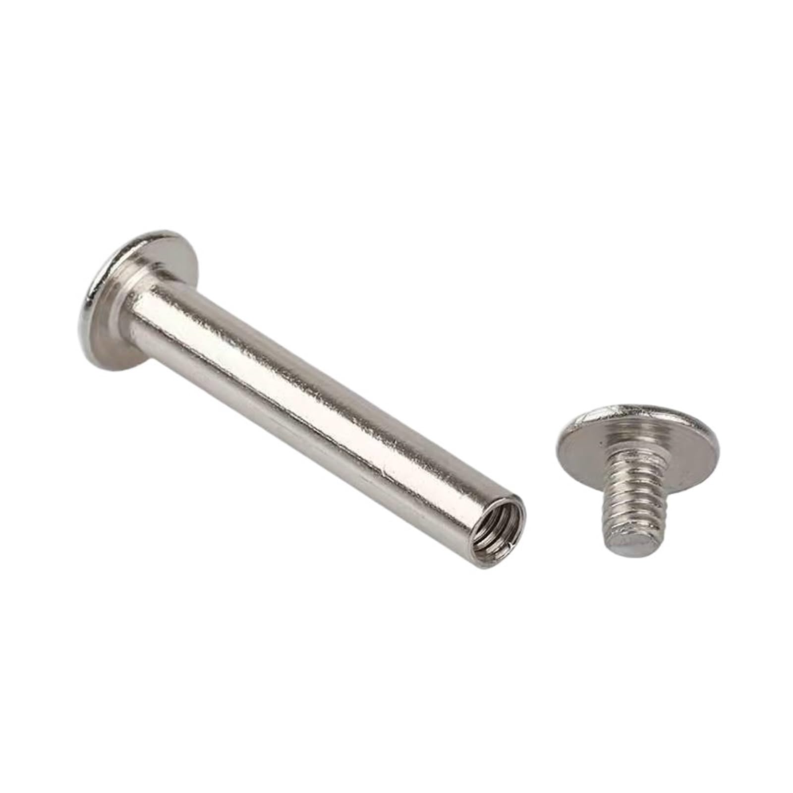 śruby introligatorskie, Zestaw 10 śrub M5 ze stali nierdzewnej o średnicy 5-60 mm(50mm)