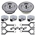 GM 2.4L Engine Rebuild Overhaul Kit w/Timing Chain VVT & Rods Compatible with Chevrolet Buick GMC Saturn Pontiac Replace# 12654958 12609858 HS54874HS