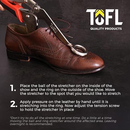 Image of TOFL Ball & Ring Shoe Stretcher, Bunion Pads & 4 oz Shoe Stretch Spray