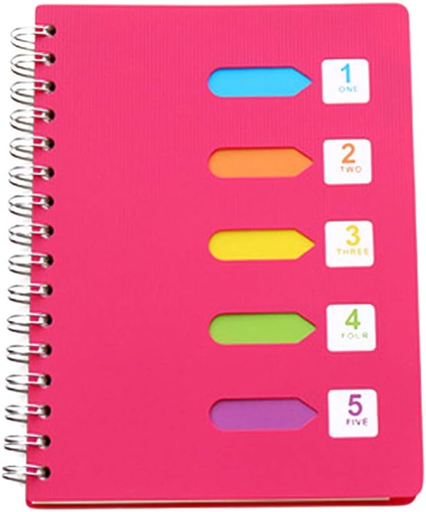 notebook per il lavoro con i divisori