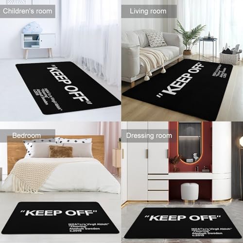 Tapete Moderno Keep Off 100.58x79.2 cm miniatura 6