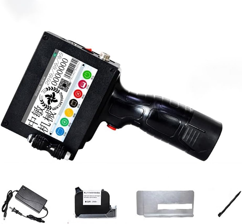 Jieotwice Intelligent Portable Expiry Date Printer Laser Marking Machine Production Date QR Code Coding Machine 1-12.7MM ZM-950II