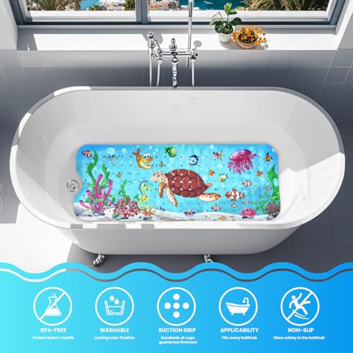 Tapis de bain pour bébé extra large antidérapant 101,6 x 40,6 cm - 3