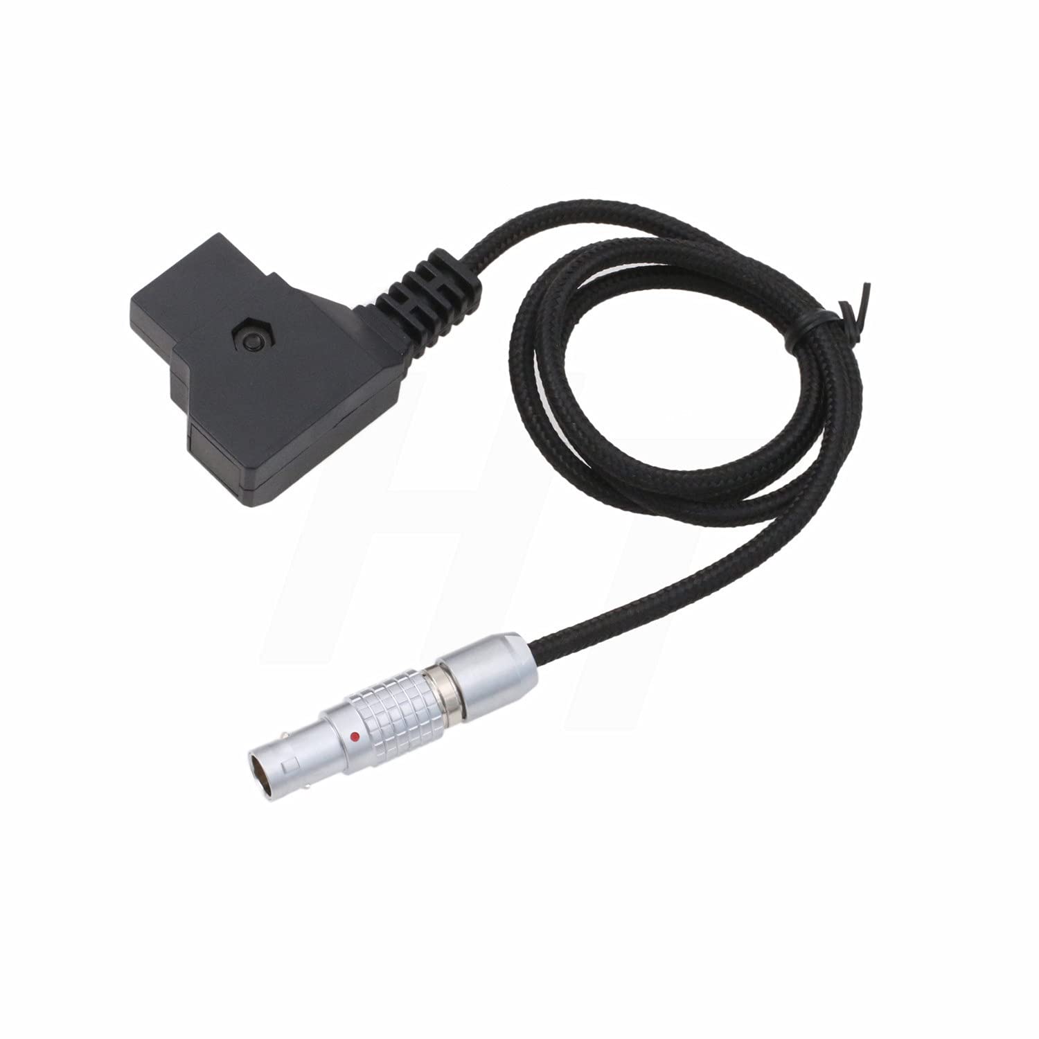 HangTon Cavo di alimentazione flessibile intrecciato D-tap P-tap a 0B 2 pin maschio per Teradek Bolt Bond, Transvideo SmallHD 703 Monitor, Zacuto Viewfinder, Z CAM E2 F6 S6 fotocamera e EVF (30