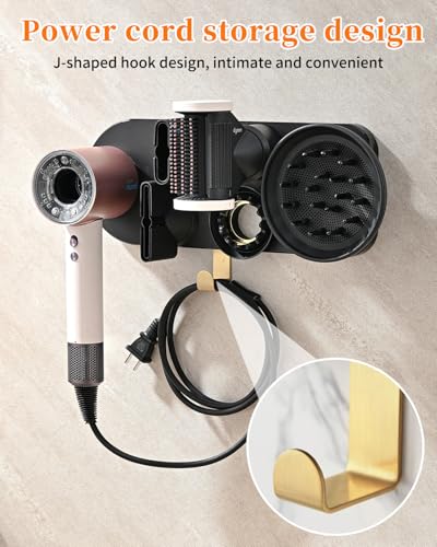 Suporte magnético 6 em 1 para secador de cabelo Dyson Supersonic HD15, HD16 e acessórios – compatíve