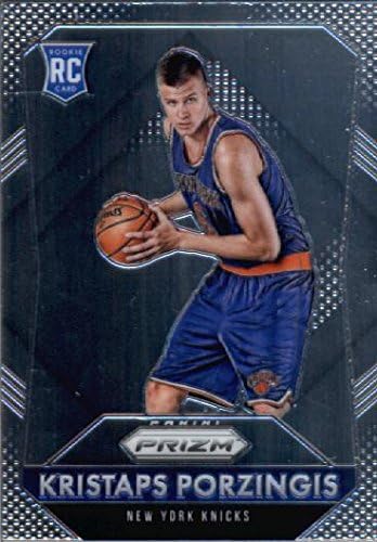 2015-16 Panini Prizm #348 Kristaps Porzingis Basketball Rookie Card-MINT