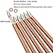 Pinals Archery Traditional Arrows 300 400 500 600 Spine Turkey Feather 32 30 Inch Carbon Shafts for Recurve Longbow Compound Bows Hunting Targets 12PCS 600