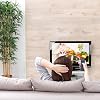 Relaxdays-Mueble-TV-Ruedas-con-2-Compartimentos-Mesa-Television-45-x-80-x-40-cm-Blanco