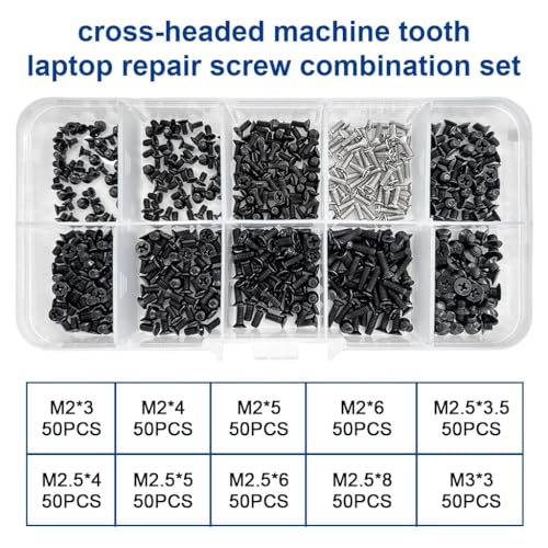 Image of COOLCOLD Electronics Repair Tool Kit Combo - 115 in 1 Precision Screwdriver Set + 500pc Laptop & Computer Screw Assortment Kit, Professional Repair Tools for Mobile, PC, Laptop, Tablet,Gaming Console