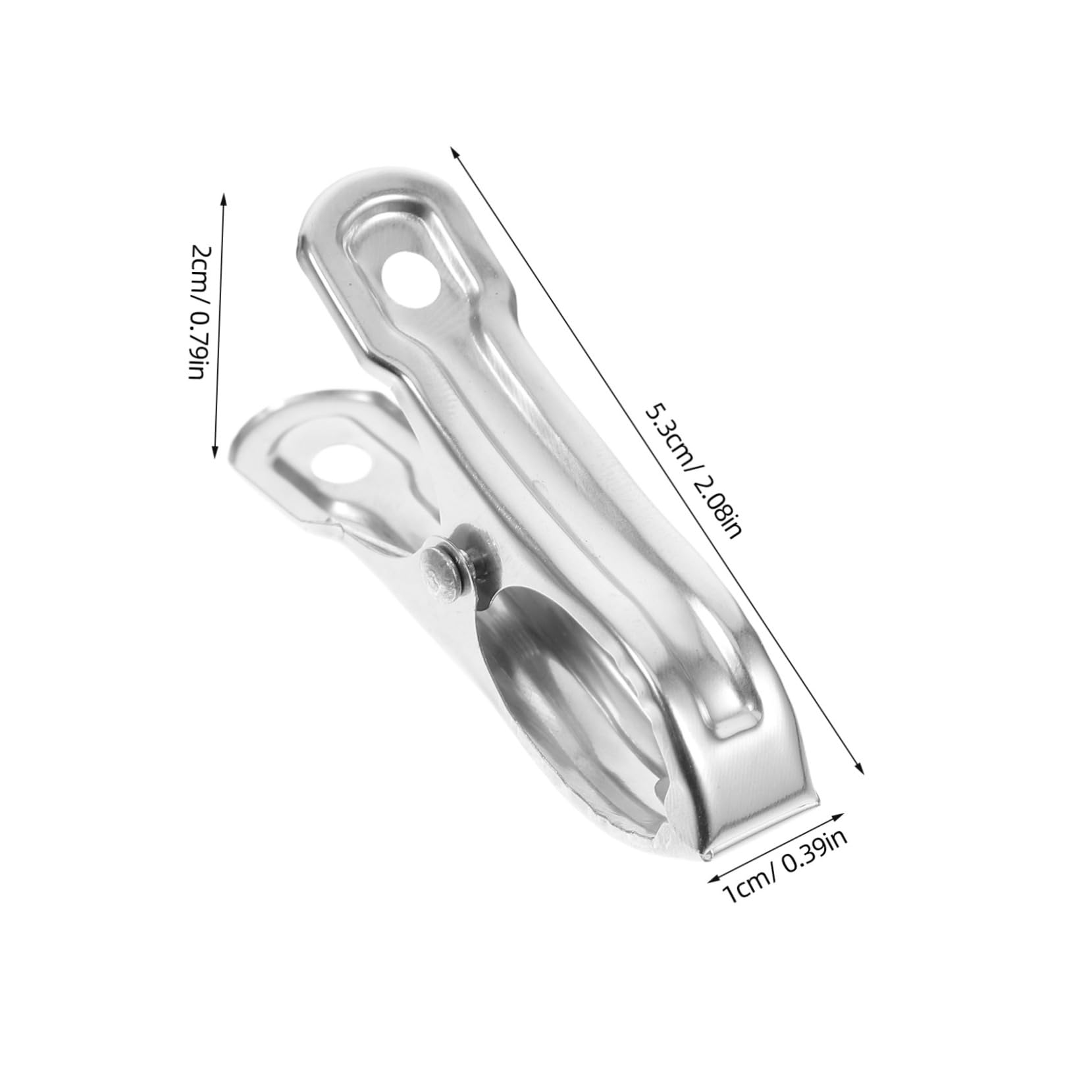 SUPVOX 40pcs Stainless Steel Greenhouse Clips Windproof Garden Clamps for Secure Netting Sunshade Easy Install Reusable Durable Fixing for Gardeners