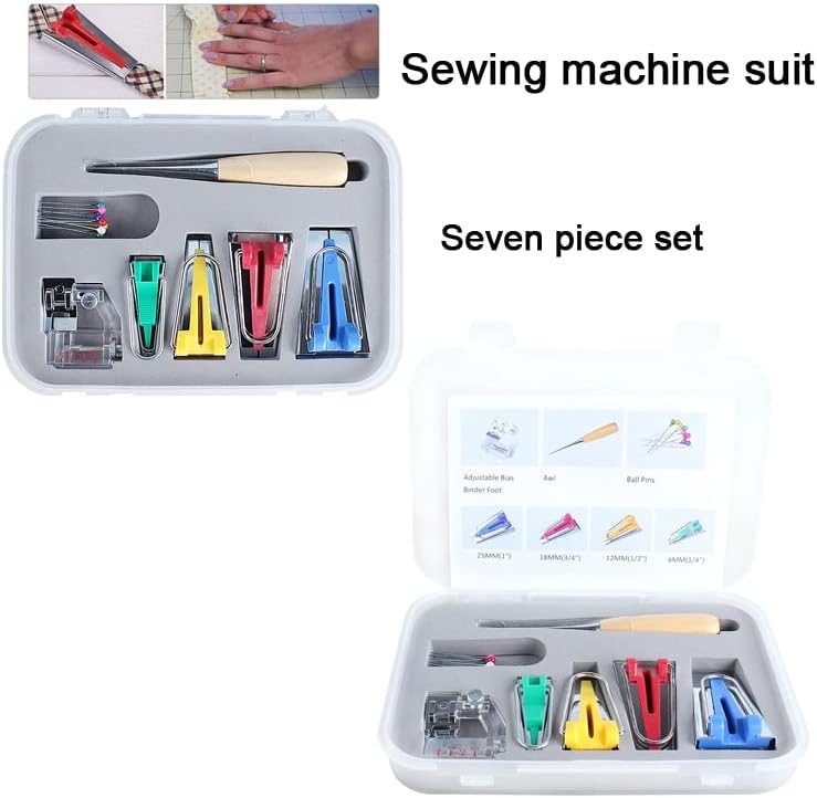 Household Sewing Machine Accessories Manual Belt Maker Set DIY Patchwork Tool Sewing Kits DIY Multi-Function Sewing Box Set fo - (Color: a Set)