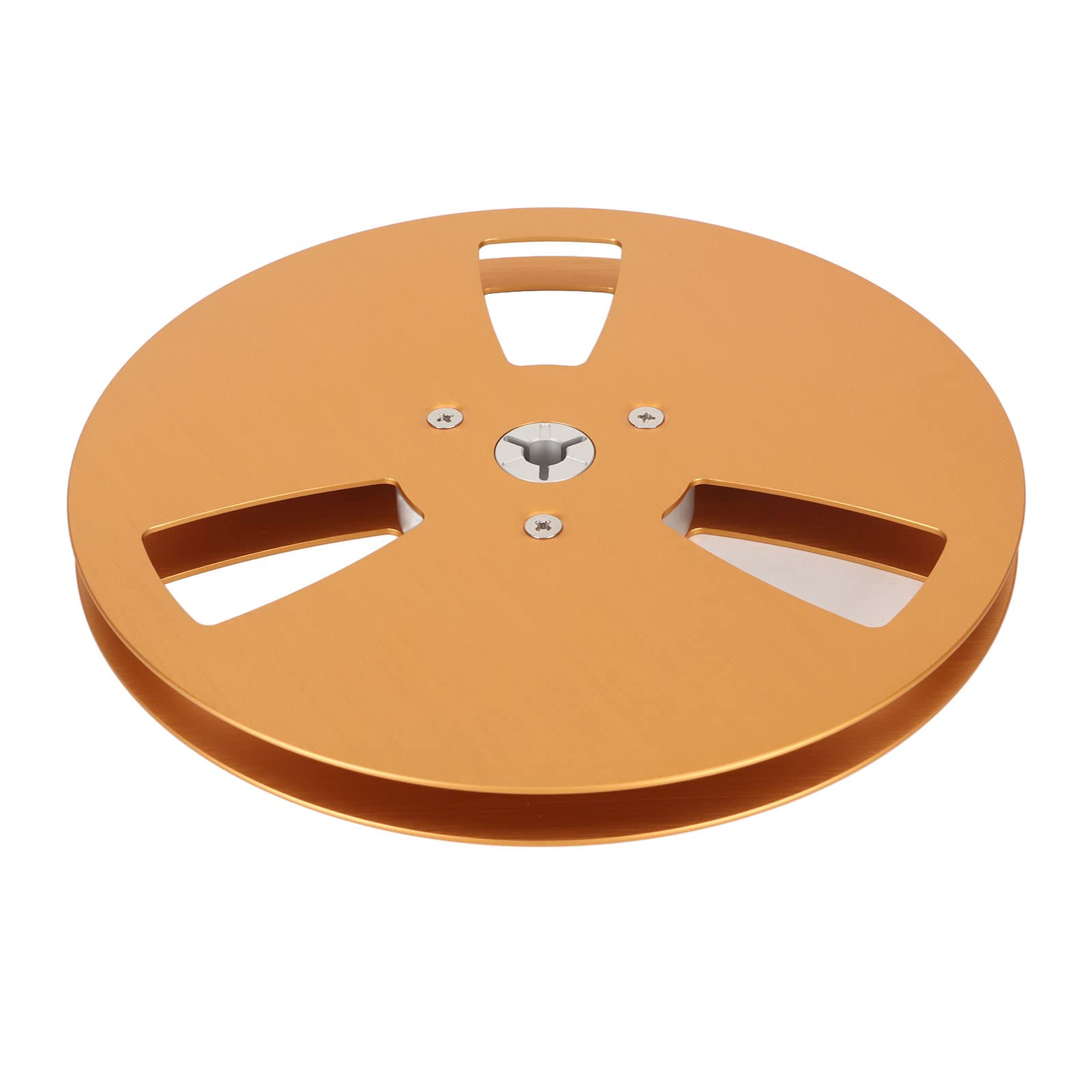 Bobine Réceptrice Vide 1/4 7 Pouces Aluminium - Bobine Ouverte Bande Sonore 3 Trous NAB (Argent)