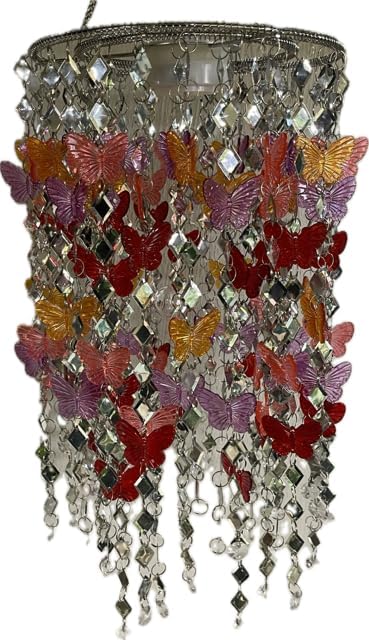 Indoor / Outdoor Butterfly Chandelier (Sunset Multi)