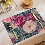 Vielseitig einsetzbar: Unser Tischset ist perfekt für Wein, Familienessen, Bankette, Partys, Restaurant-Tischdekorationen und mehr. Es erfüllt Ihre verschiedenen Bedürfnisse. Dieses Tischset ist auch ein ideales Geschenk, um Ihre Liebe und Wertschätzung für Ihre Mutter, Schwester, Frau oder Freunde an besonderen Anlässen wie Geburtstagen, Hochzeiten, Weihnachten und Jubiläen zu zeigen.