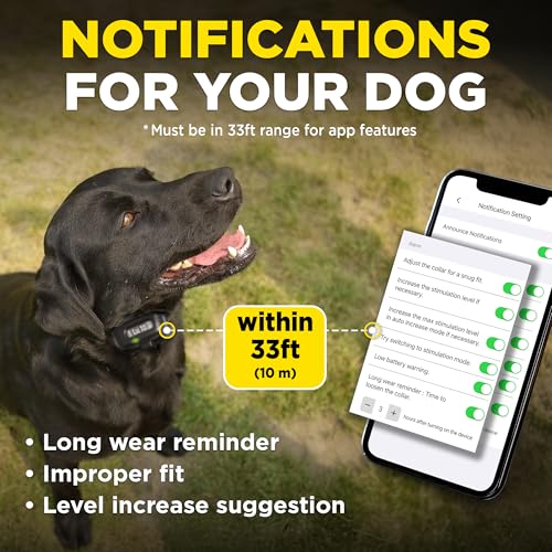 Dogtra Smart NOBARK Detects Whining and Barking, 33 ft Range App for Notifications, E-Collar, Behavior Report, Waterproof IPX9K, Compact Size for 10 lb Dogs, Triple Detection Accuracy - Image 8