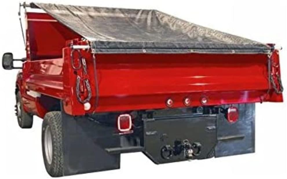 Buyers Products Dump Tarp Roller Kit - 7.5ft. x 15ft. Vinyl Tarp, Model Number DTR7515S