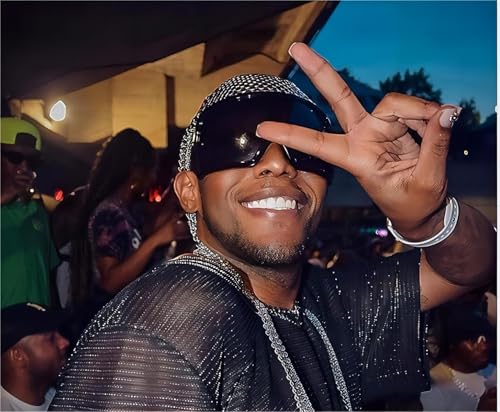 Wrap Around Oversized Sunglasses for Women Men Cool Futuristic Rave Trendy Sunglasses Big Curved Shield Sun Glasses2