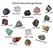 15 Colors Energy Crystals and Healing Stones Assorted Bulk Raw Crystals 1-1.5inches Large Gemstones for Tumbling, Reiki,Wicca,Chakra (Color C)