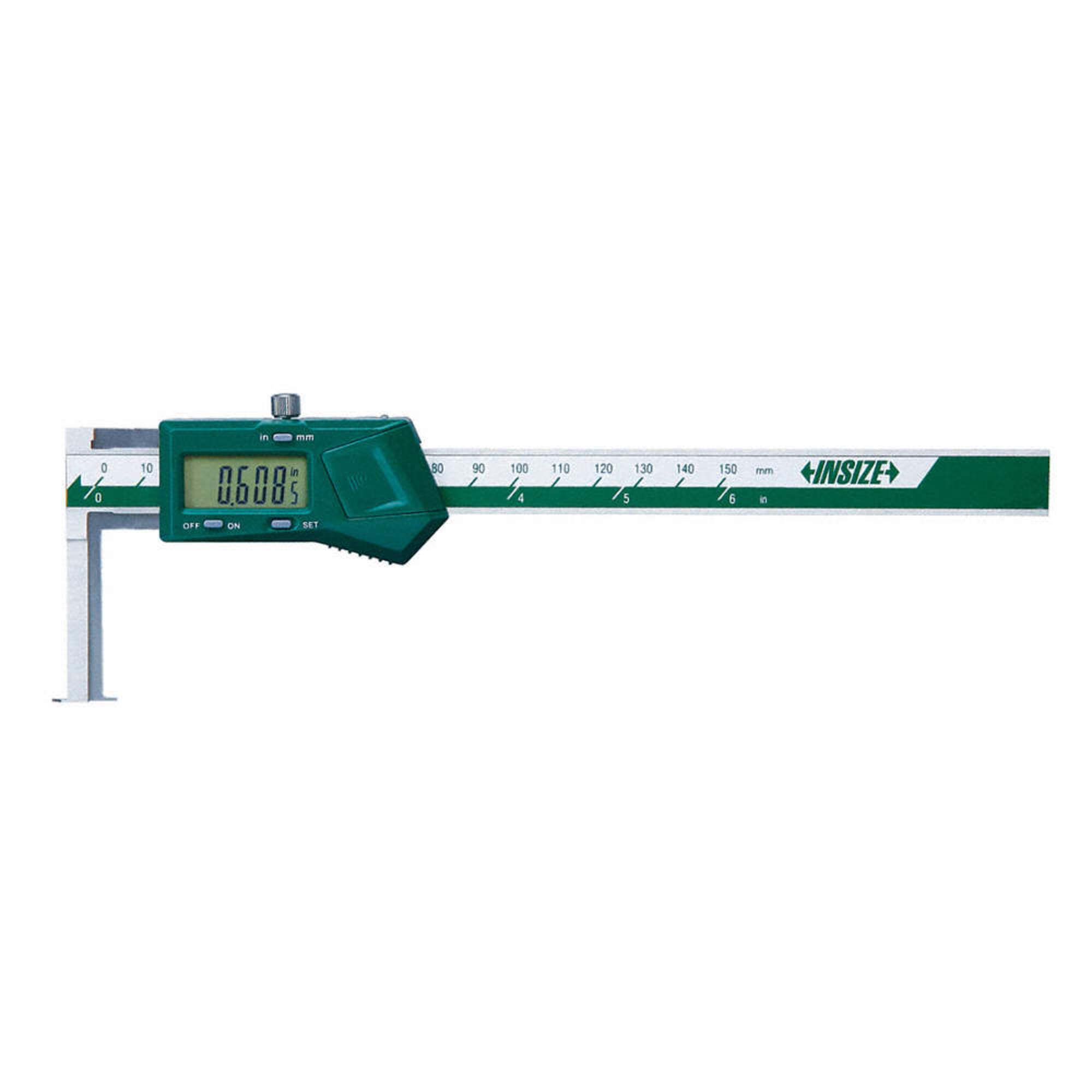 INSIZE 1520-150 Digital Inside Groove Caliper, 11-150 mm/0.43-6"