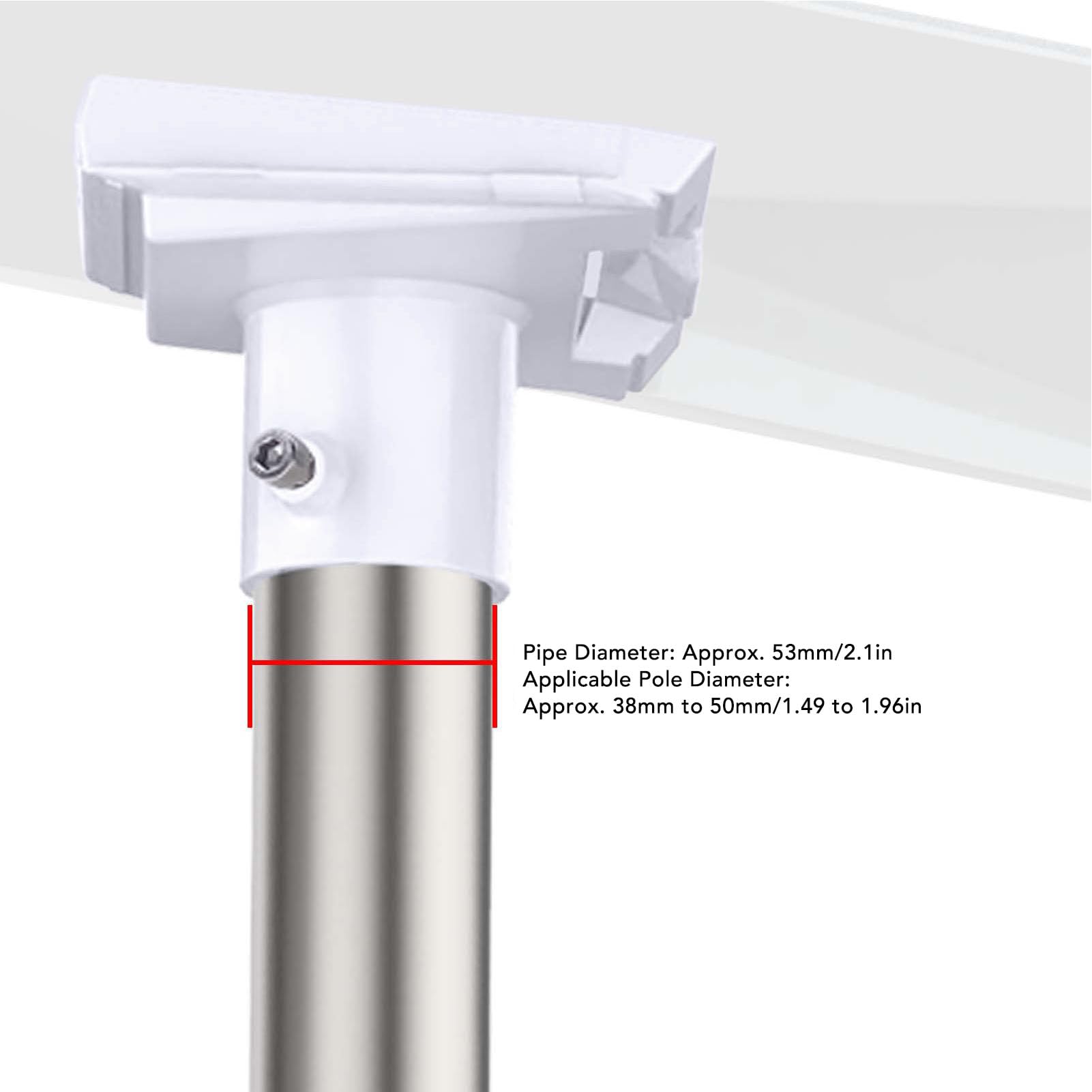 Adaptateur de Poteau Satellite pour Kit de Montage Compatible avec Parabole Standard Gen3 V3 Support pour Poteau de 38 Mm à 50 Mm de Diamètre