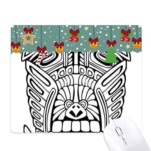 Tapis de souris de jeu totem indien pour embellir votre bureau à Noël