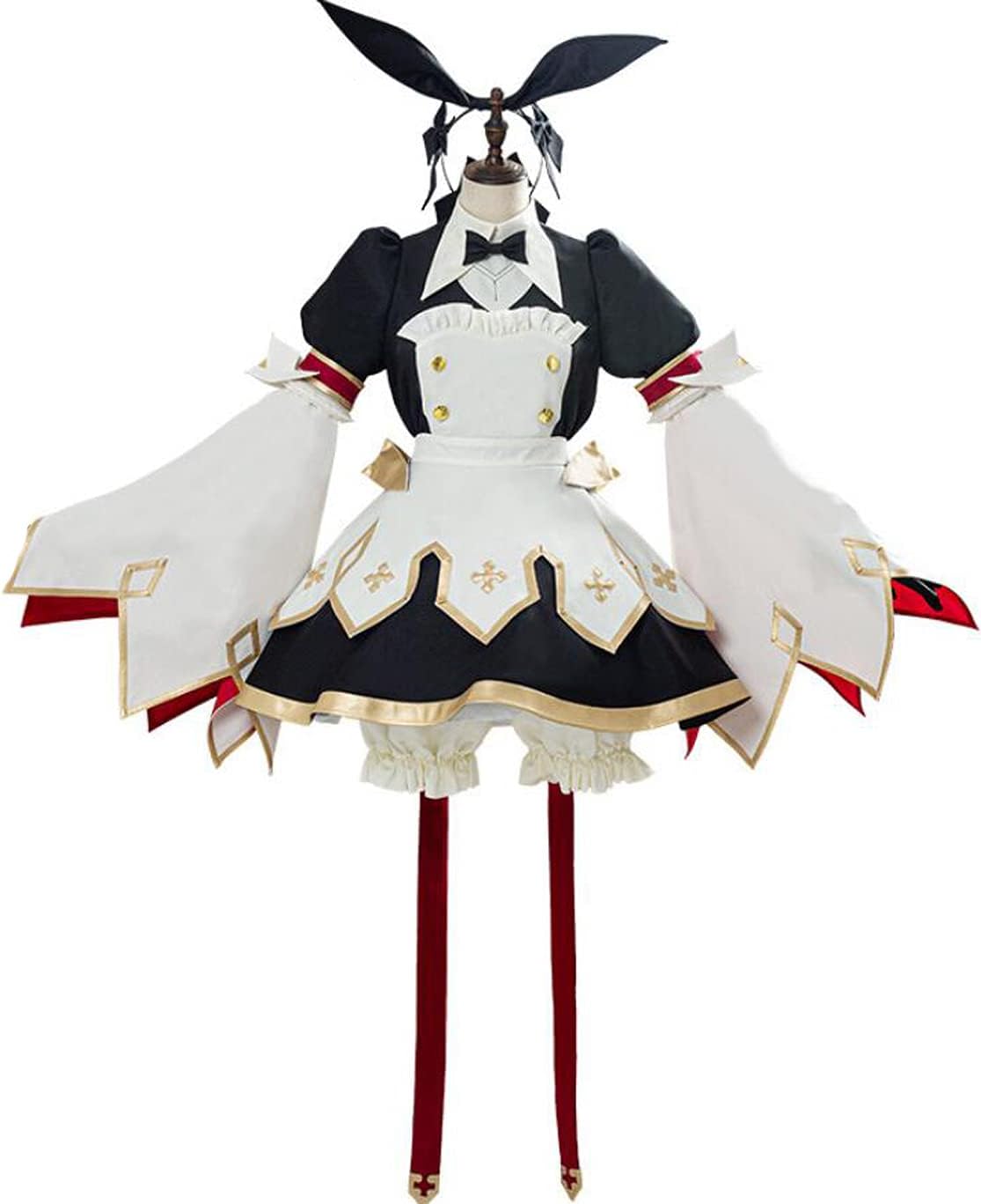 Anime Cosplay Womens Suit Servant Maid Battle Uniform Dress Halloween Costume