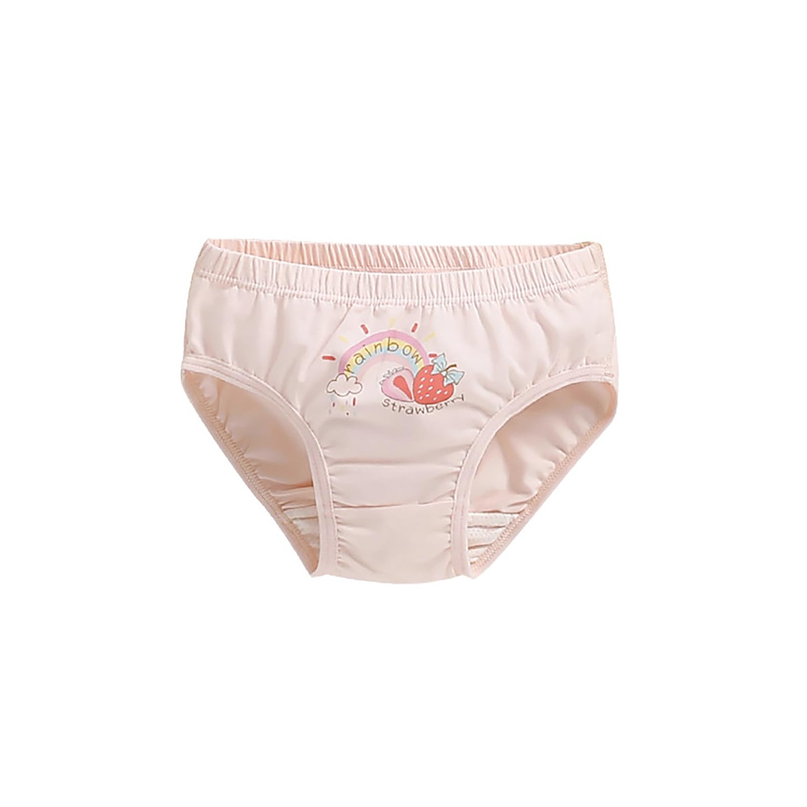 Genérico Bragas Niña 4-12 Años Braguitas Adolescentes Niña Dibujos Animados Panties Cintura Elástica Ligero Ropa Interior Calzoncillos Transpirable Comoda Verano Deportiva