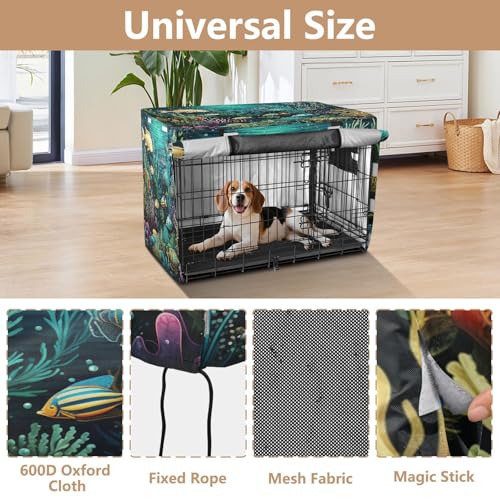 Housse imperméable cage chien pour terrasse et salon - 5