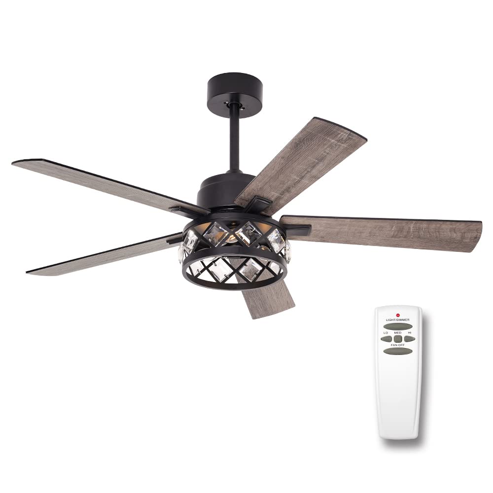 Ceiling Fan with Light and Remote Control 