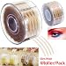 Eye tape double eyelid tape invisible eye stickers natural waterproof eye tape adhesive magic Charm big eye fiber glue tapes 4 Roller + Shaped Fork